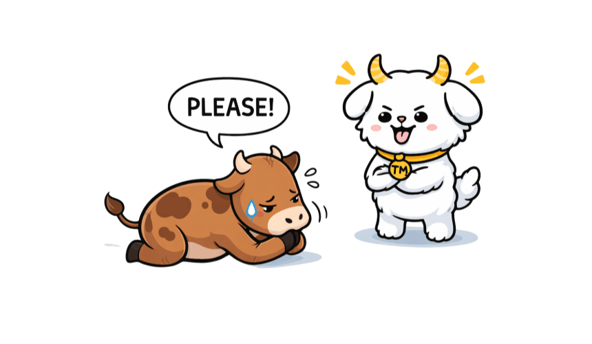 타이니몬스터 소고기 캐릭터