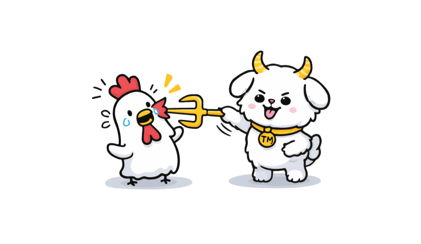 타이니몬스터 닭 캐릭터