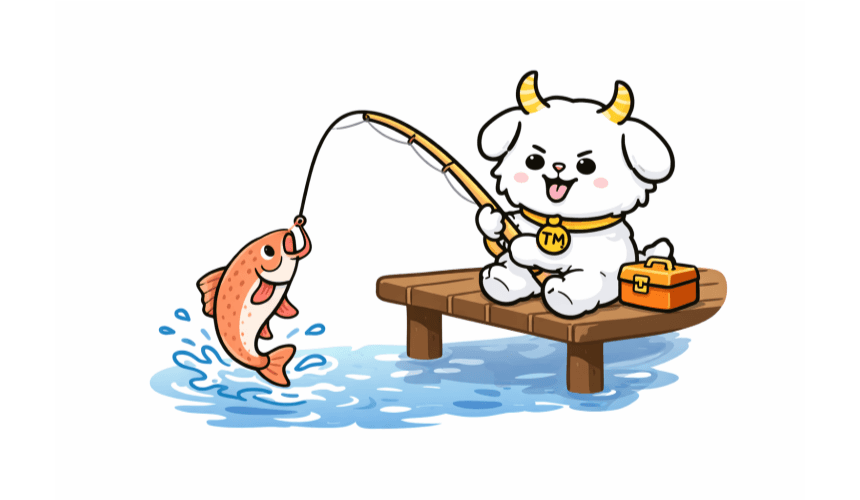 타이니몬스터 연어 캐릭터