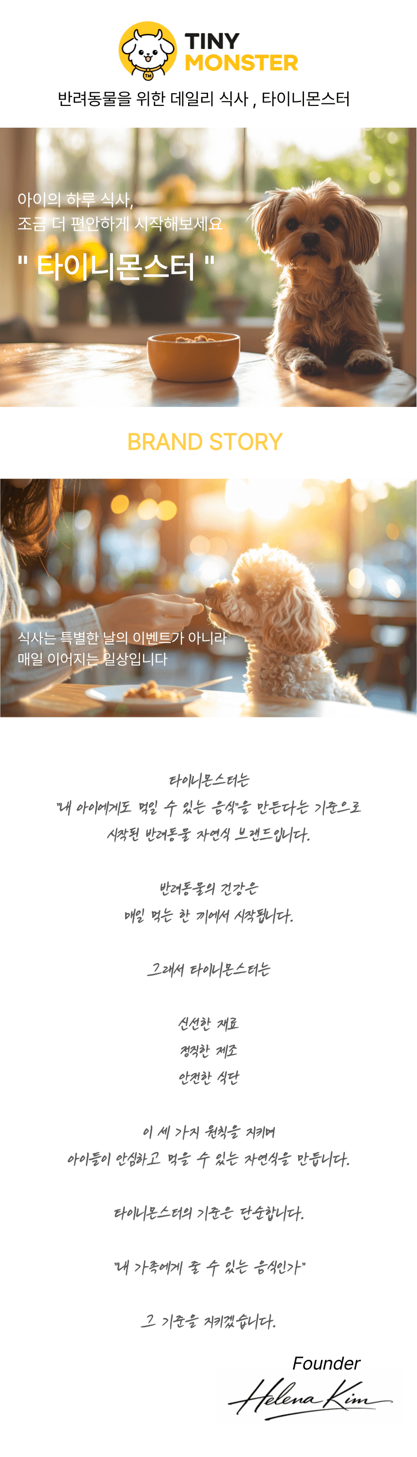 타이니몬스터 브랜드 스토리